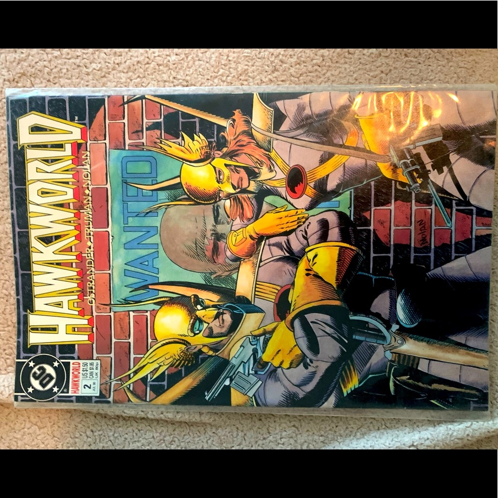 DC Comics Hawkworld lot 8 comic books